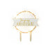 Cake topper à LED "Joyeux anniversaire" Scrapcooking en bois