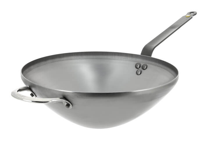 Wok à queue De Buyer Mineral B avec anse