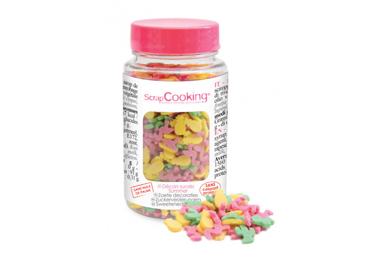 Pot d&eacute;cors sucr&eacute;s Scrapcooking Summer 50g