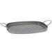 Plancha grill De Buyer Mineral B en fer 38x26cm avec 2 anses inox