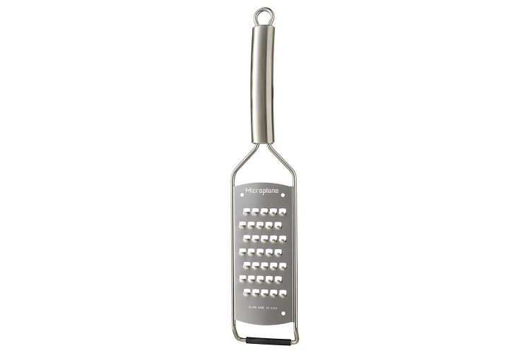 R&acirc;pe tr&egrave;s gros grains Microplane Professional tout inox