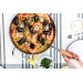Poêle à Paëlla De Buyer Mineral B en fer 2 anses inox rivetées ø32cm