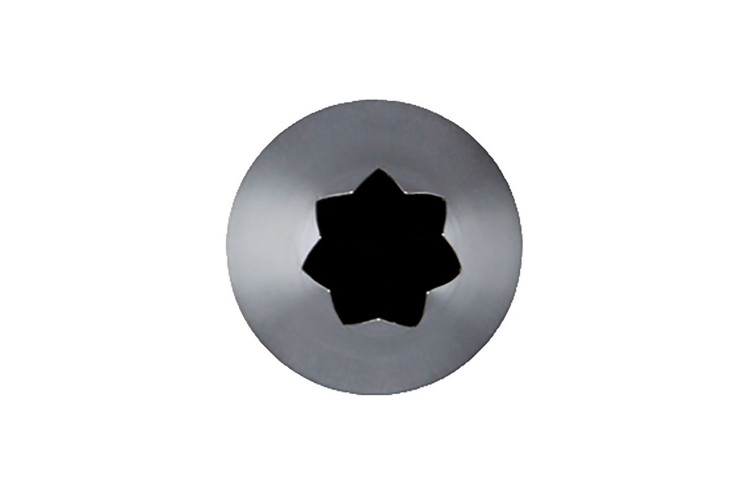 Douille cannel&eacute;e D5 &agrave; D8 De Buyer inox