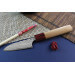Couteau d'office japonais artisanal Yoshimi Kato 8,5cm VG10 Nickel Damascus cerisier