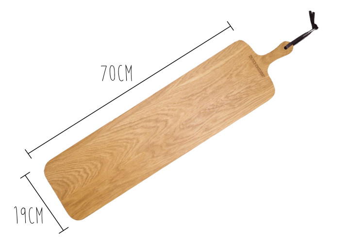 Planche &agrave; d&eacute;couper Dutch Deluxes XL SLIM FIT 19x70cm avec poign&eacute;e