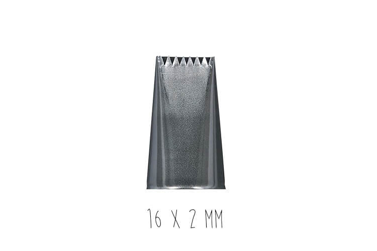 Douille à bûche plate De Buyer inox