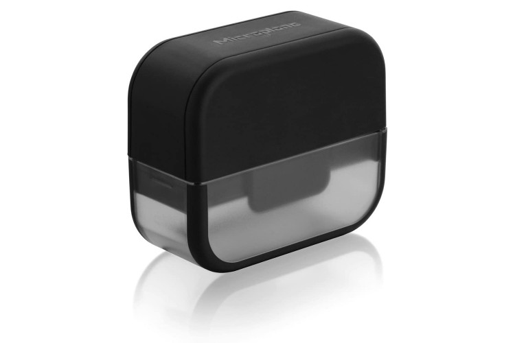 Coupe-ail Microplane noir avec grattoir