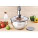 Lot de 3 bols inox avec couvercles Mastrad 16, 20 et 24cm