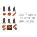 Coffret 6 douilles De Buyer Créatif en Tritan décor fantaisie