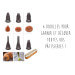 Coffret 6 douilles De Buyer Garnir en Tritan