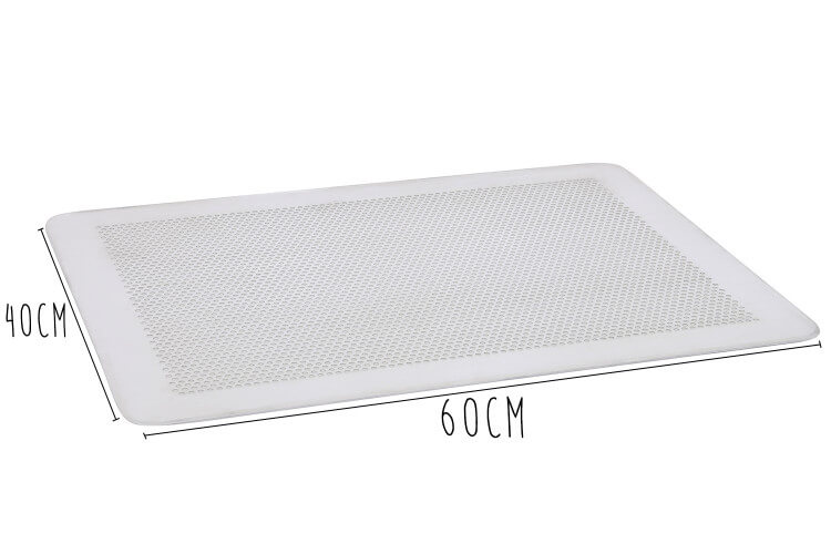 Plaque perforée en aluminium De Buyer sans rebord 1,5mm d'épaisseur