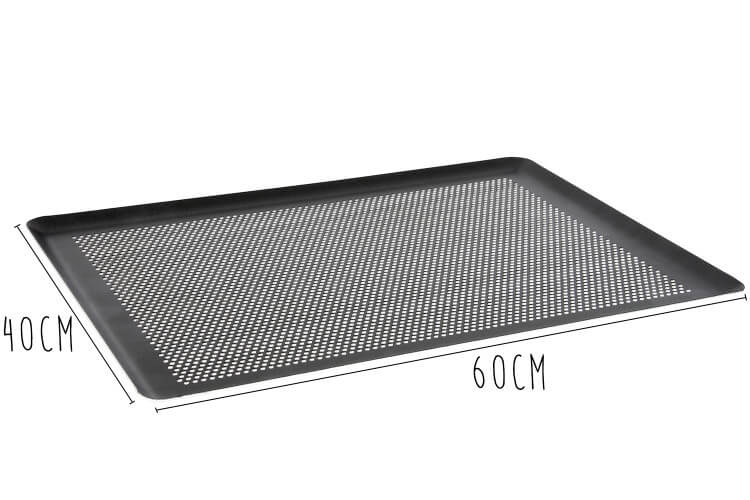Plaque perforée anti-adhésive De Buyer en aluminium