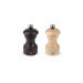 Coffret duo moulin à sel et poivre Peugeot Bistro en bois chocolat + naturel 10cm