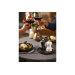 Coffret duo moulin à sel et poivre Peugeot Bistro en bois noir + blanc 10cm
