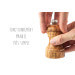 Coffret duo moulin à sel et poivre Peugeot Bistro en bois d'olivier 10cm