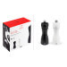 Coffret duo moulin à sel et poivre Peugeot Tahiti en bois noir + blanc