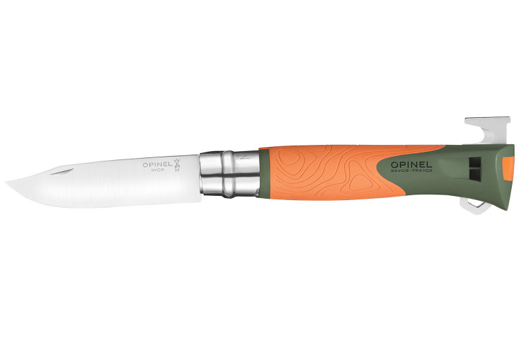 Couteau pliant Opinel N&deg;12 Explore Tire-Tique lame inox