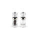 Coffret duo moulin à sel et poivre Peugeot Oslo en acrylique et inox 14cm