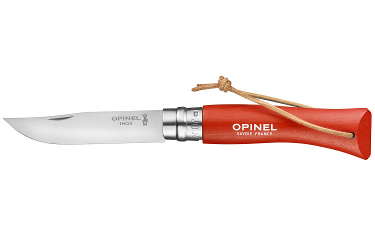 Couteau Opinel N&deg;07 Baroudeur lame 8cm manche orange
