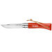 Couteau Opinel N°07 Baroudeur lame 8cm manche orange