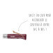 Couteau Opinel N°08 Baroudeur lame 8,5cm manche grenat