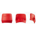 Coffret Opinel Le Petit Chef couteau + éplucheur + protège-doigts - Rouge
