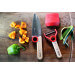 Coffret Opinel Le Petit Chef couteau + éplucheur + protège-doigts - Rouge