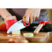 Coffret Opinel Le Petit Chef couteau + éplucheur + protège-doigts - Rouge