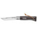 Couteau Opinel N°08 Baroudeur lame 8,5cm manche brun noir