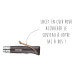 Couteau Opinel N°08 Baroudeur lame 8,5cm manche brun noir