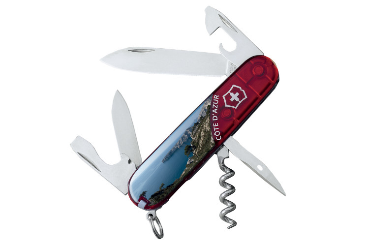 Couteau suisse Victorinox Spartan C&ocirc;te d'Azur 91mm 12 fonctions