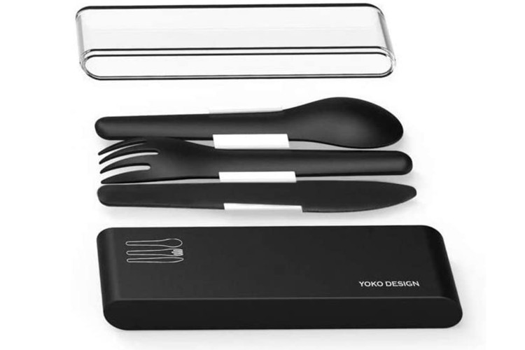 Set couverts nomades Yoko Design noir