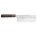 Couteau nakiri japonais artisanal Yu Kurosaki Raijin acier cobalt 16,5cm