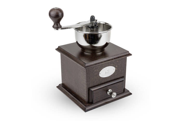 Moulin à café manuel Peugeot Brésil en hêtre chocolat 21cm