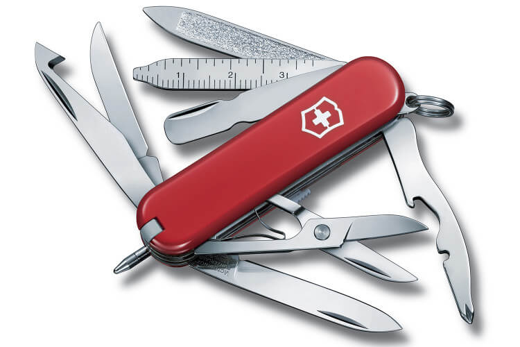 Couteau suisse Victorinox Minichamp rouge 58mm 18 fonctions