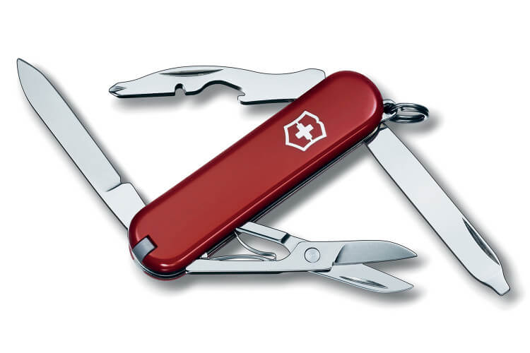 Couteau suisse Victorinox Rambler rouge 58mm 10 fonctions