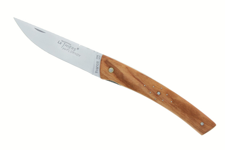Couteau pliant Le Thiers Florinox manche olivier 9,5cm