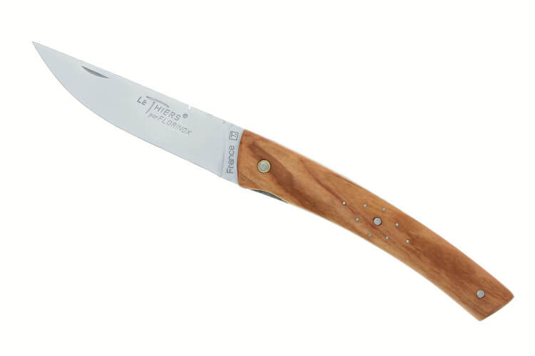 Couteau pliant Le Thiers Florinox manche olivier 9,5cm