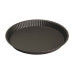 Tourtière ronde cannelée Gobel anti-adhérent fond fixe et bord plat