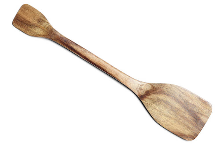 Spatule pour goûter et servir Dutchdeluxes bois d'acacia 33,5 x 7 cm
