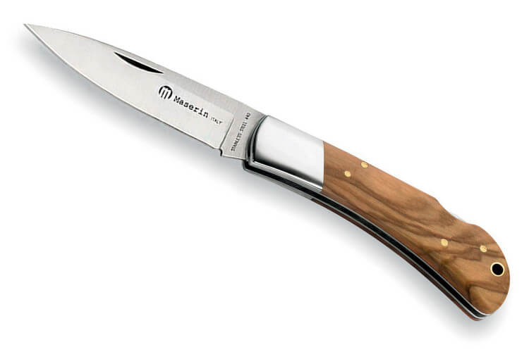 Couteau pliant Maserin 126 manche olivier 10cm