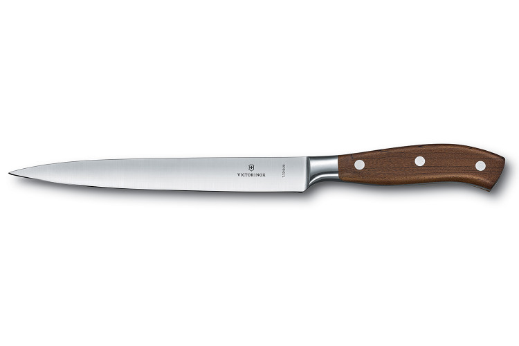 Couteau filet de sole Victorinox Grand Ma&icirc;tre Wood forg&eacute; 20cm manche en &eacute;rable