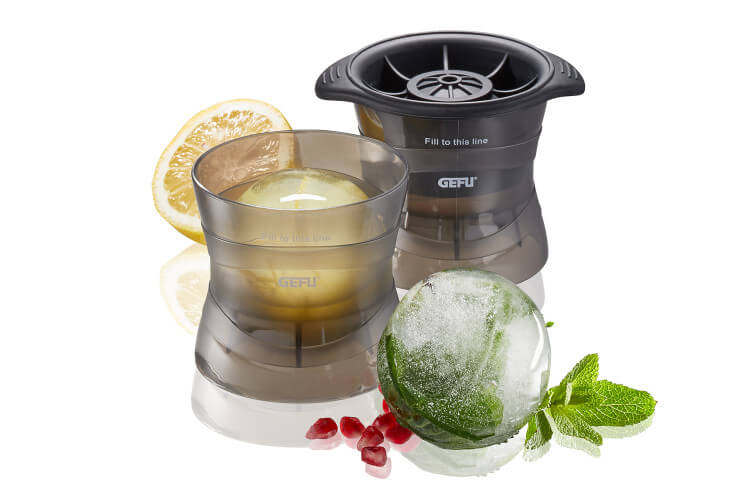 Moule à glaçons Gefu Globe pour des glaçons aromatisés