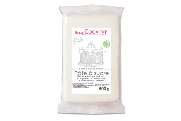 P&acirc;te &agrave; sucre blanche Scrapcooking 500g