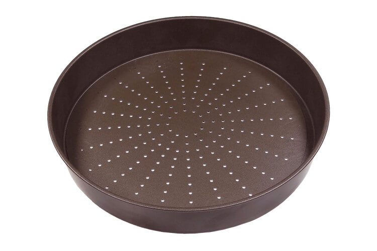 Moule à flan perforé Gobel anti-adhérent fond mobile