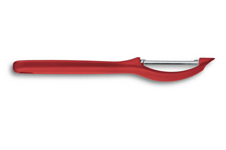 Eplucheur Victorinox rouge lame double denture intérieure