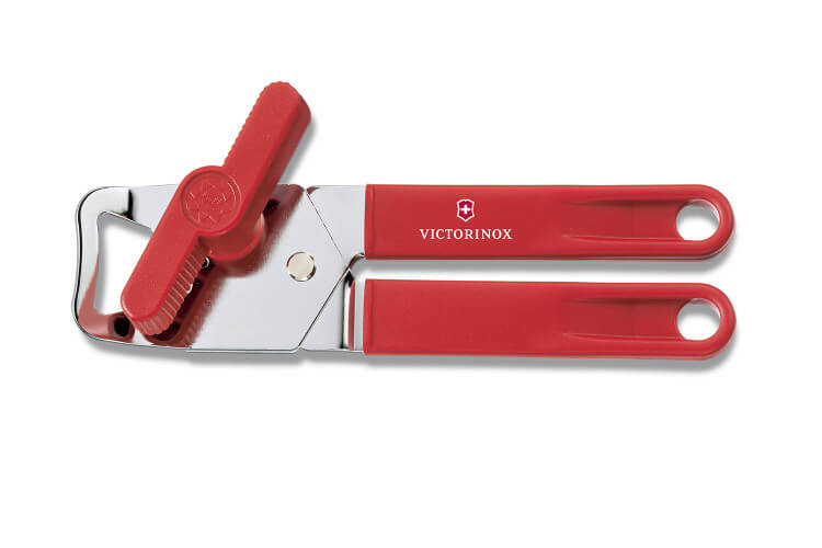 Ouvre-boites décapsuleur Victorinox 2 en 1 avec manivelle
