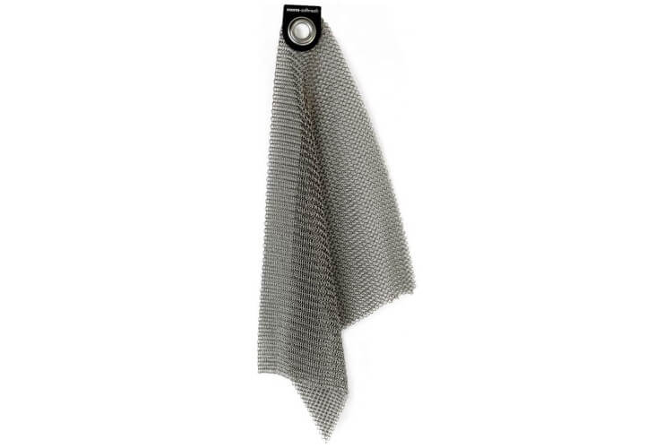 Chiffon de nettoyage acier Inoxydable 18/10 30cm maille décapante Mono Softmesh