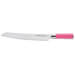 Couteau à pain Dick Pink Spirit lame dentelée 26cm manche rose