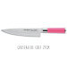 Bloc en acrylique de 4 couteaux Dick Pink Spirit acier inoxydable manche rose